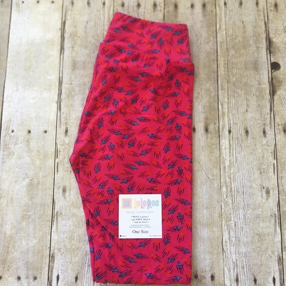 LuLaRoe Airplane Leggings - Picture 3 of 3